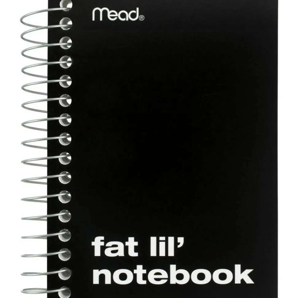 Mead Fat Lil' Wirebound Notebook, 4" x 5 1/2", 200 Sheets, Assorted Colors