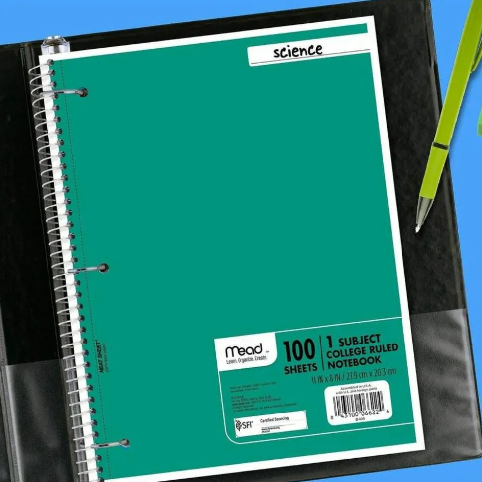 Mead One-subject Spiral Notebook