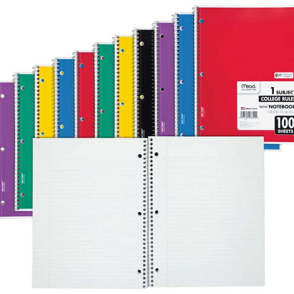 Mead One-subject Spiral Notebook