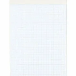 Mead Quad-Ruled Stiff-Backed Planning Pad, Letter Size, 8 1/2