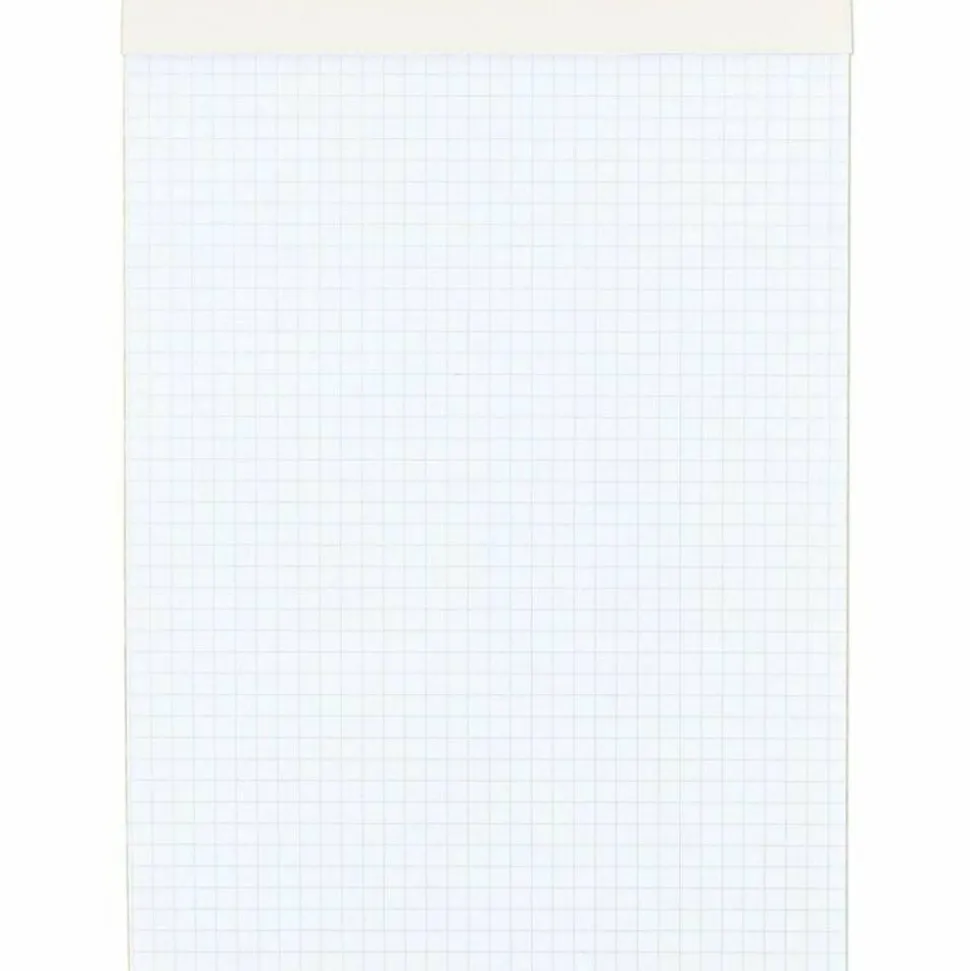 Mead Quad-Ruled Stiff-Backed Planning Pad, Letter Size, 8 1/2" x 11", Assorted Paper Colors, Pad Of 80 Sheets