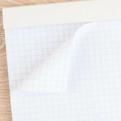 Mead Quad-Ruled Stiff-Backed Planning Pad, Letter Size, 8 1/2