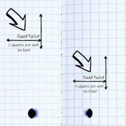 Mead Quad Wireless Neatbook Notebook - Letter