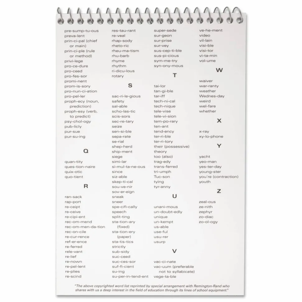 Mead Spell-Write Wire Bound Steno Book, 6" x 9", 80 Sheets, Assorted Color