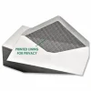 Mead White Security Envelopes - Security - #6 3/4 - 6 1/2" Width x 3 5/8" Length - 20 lb - Gummed - Wove - 80 / Box - White