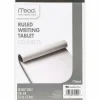 Mead Writing Tablet, Wide Ruled, 100 Sheets, 6" x 9"