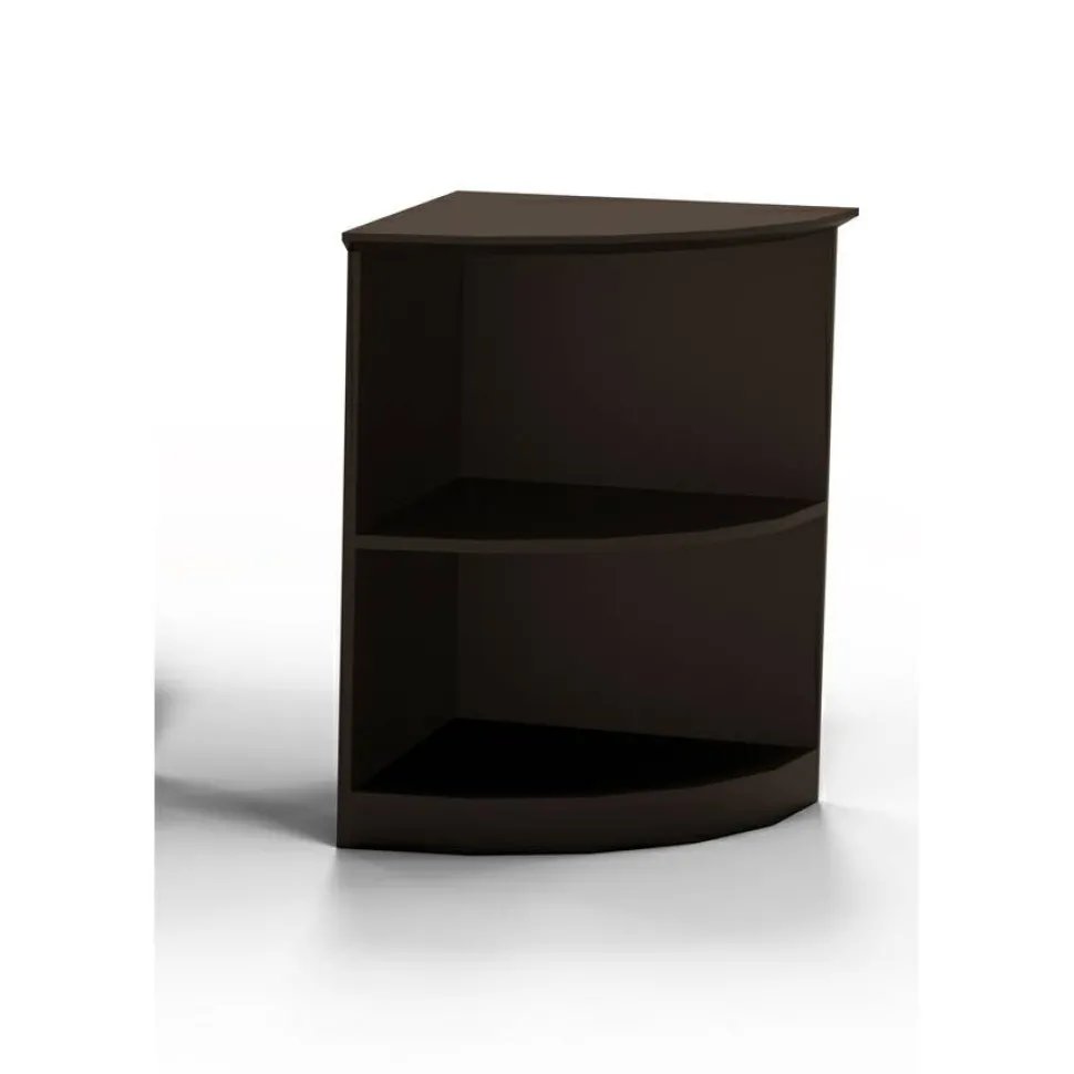 Medina 2-Shelf Quarter Round Bookcase