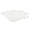 Medium Pile Chair Mat, Wide Lip, Ramped Edge, 45" x 53", Clear