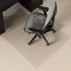 Medium Pile Chair Mat, Wide Lip, Ramped Edge, 45