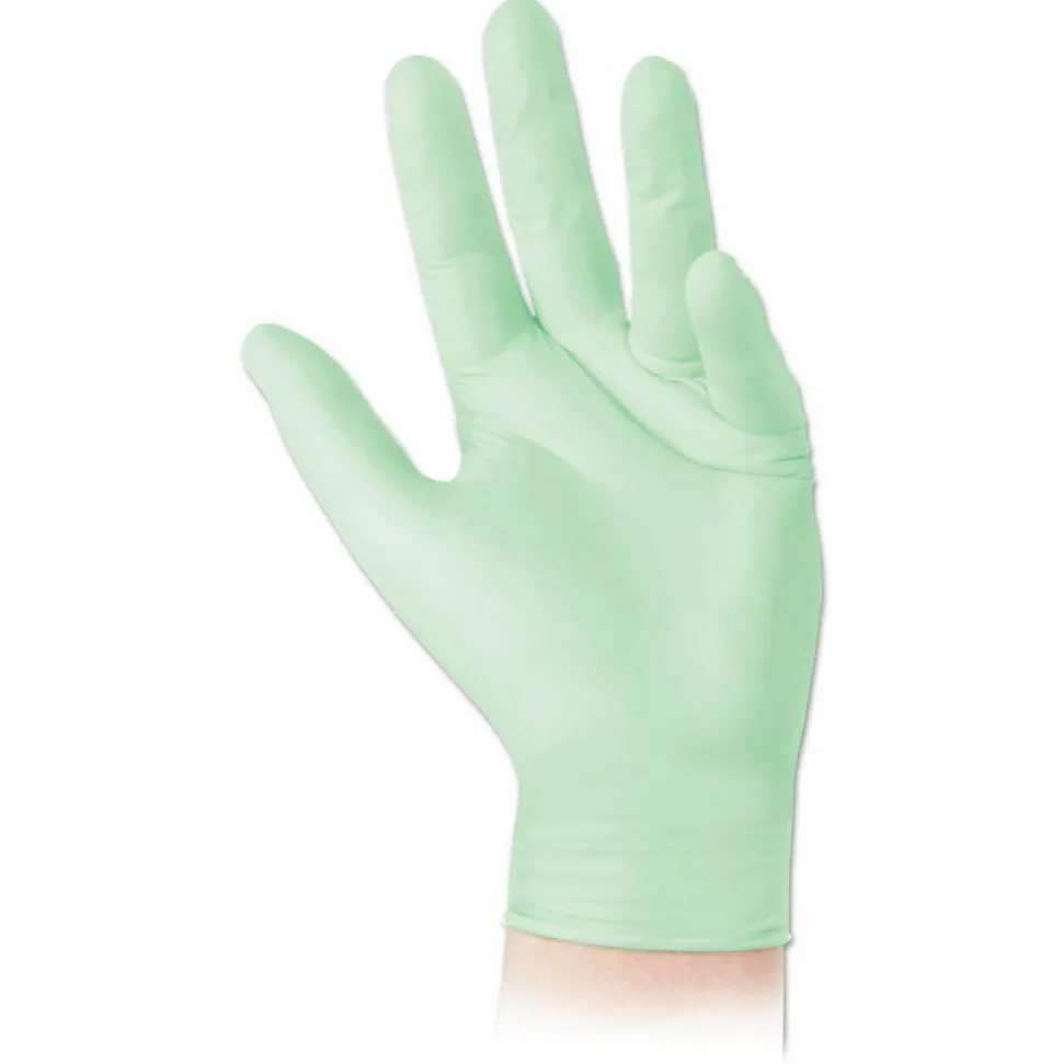 Medline AloeTouch Ice Nitrile Gloves, Large, Clear, Box Of 200