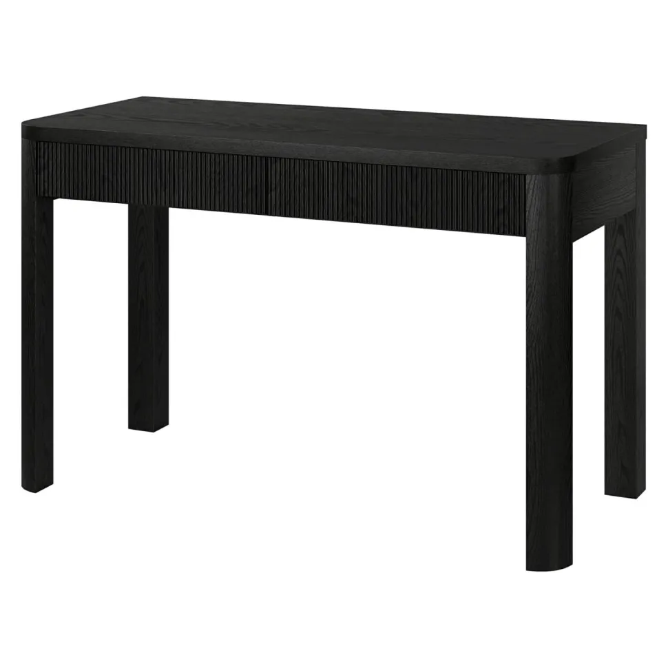 Mendoza 48'' Wide Rectangular Desk in Black Grain
