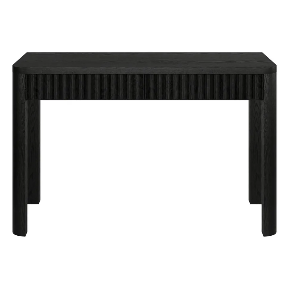 Mendoza 48'' Wide Rectangular Desk in Black Grain