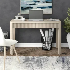 Mendoza 48'' Wide Rectangular Desk in Alder White