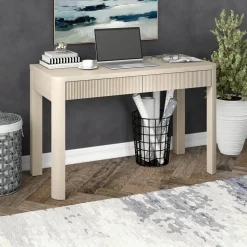 Mendoza 48'' Wide Rectangular Desk in Alder White