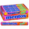 Mentos Chewy Mints, 1.32 oz, Mixed Fruit, 15 Rolls/Box