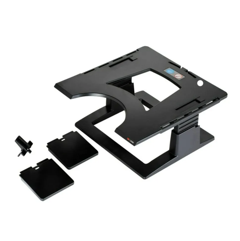 3M Ergonomic Notebook Computer Stand, Black