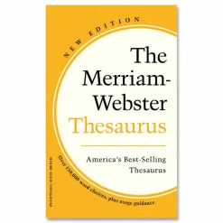 Merriam Webster Merriam-Webster Thesaurus, Paperback, 832 Pages