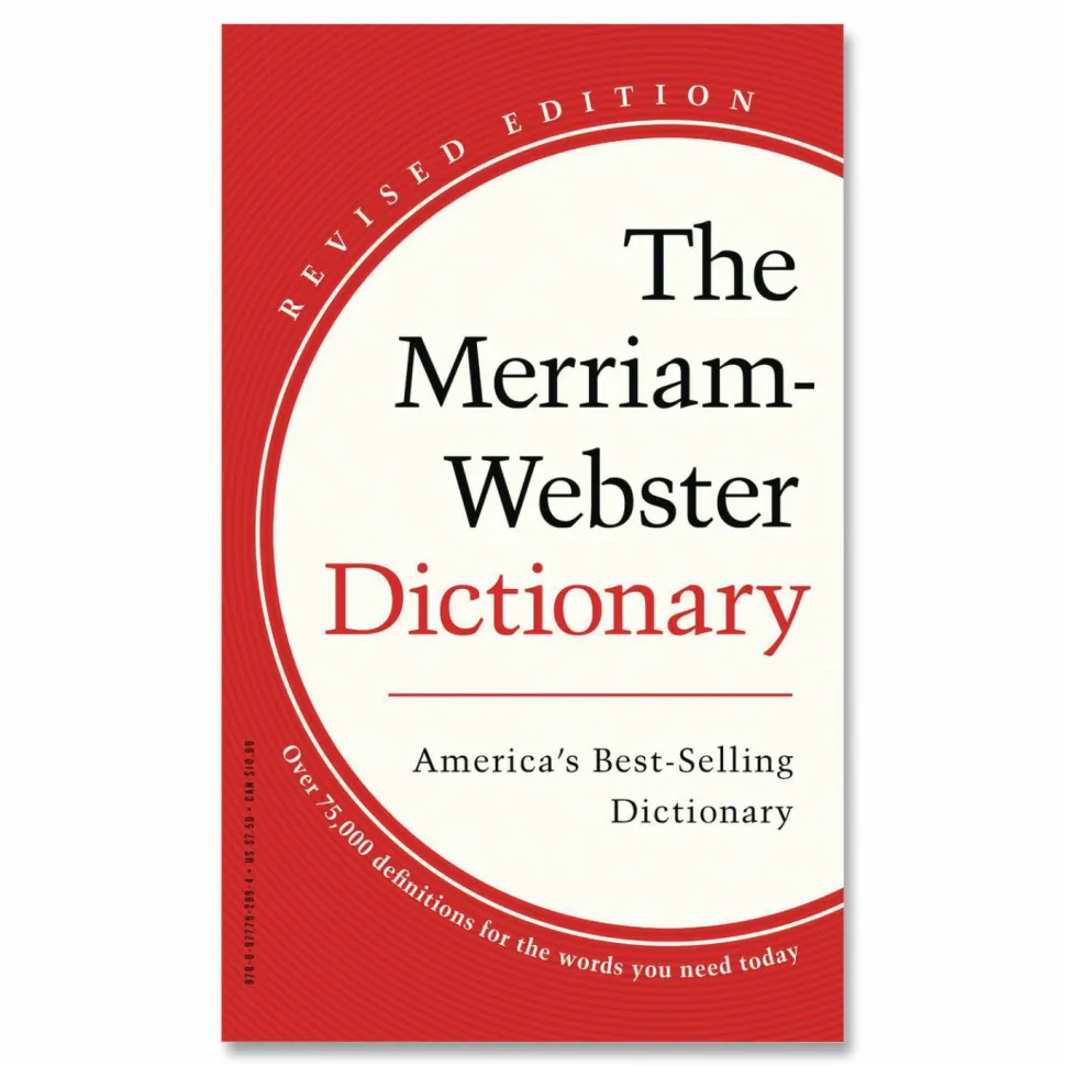 Merriam Webster Merriam-Webster Dictionary, Revised Edition, Paperback, 960 Pages