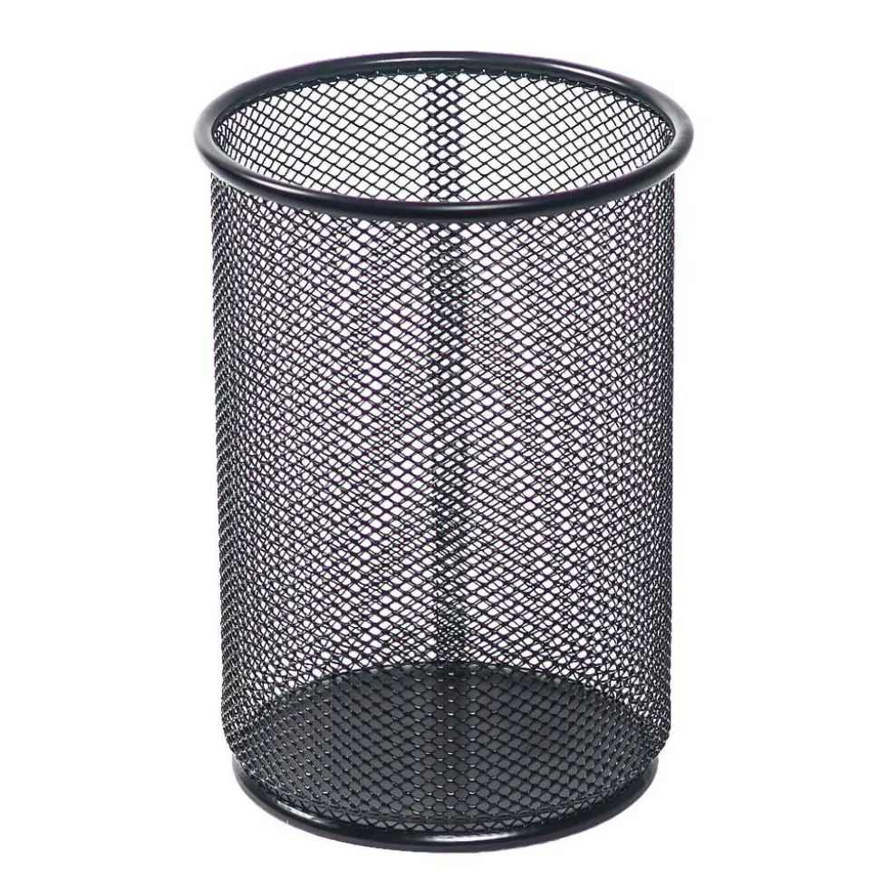Mesh Jumbo Pencil Holder, Black