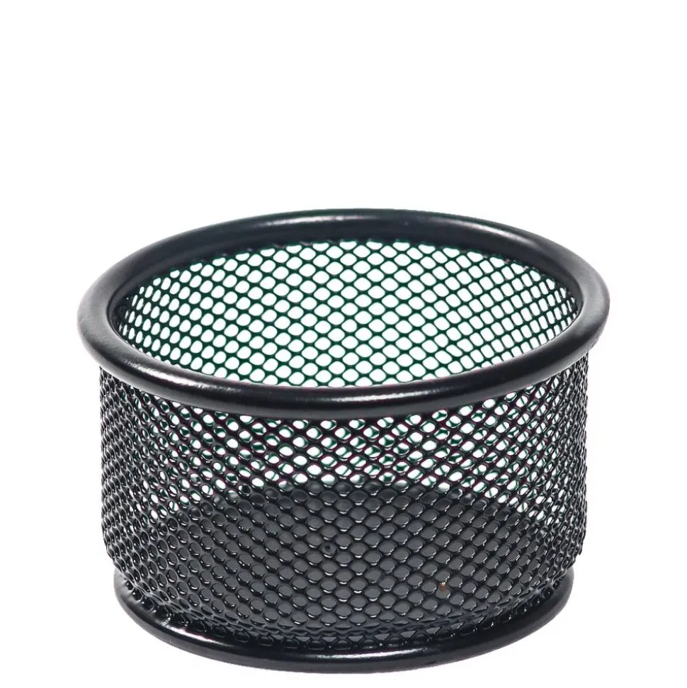 Mesh Paper Clip Holder, Black