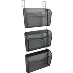Mesh Hanging Wall Files, Black, Pack Of 3 Files