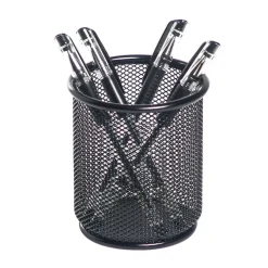 Mesh Pencil Cup, Black
