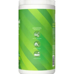 Method All Purpose Cleaning Wipes, 1 Ply, Lime and Sea Salt, White, 70/Canister, 6/Carton