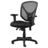 MFTC 200 Ergonomic Mesh Mid-Back Task Office Chair, Black, BIFMA Compliant