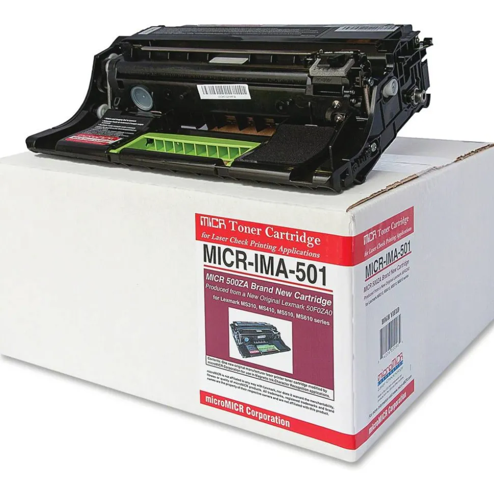 microMICR IMA-501 - Black - compatible - printer imaging unit (alternative for: Lexmark 501H) - - IMA501