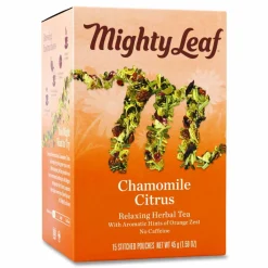 Mighty Leaf Tea Whole Leaf Tea Pouches, Chamomile Citrus, 15/Box