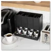 Mind Reader Anchor Collection 4-Compartment Single Serve Pod Countertop Dispenser, 14.25 x 9 x 12.15, Black