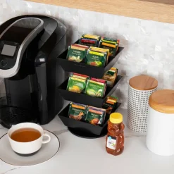 Mind Reader Anchor 12-Compartment Tea Carousel