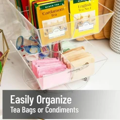 Mind Reader Anchor 12-Compartment Tea Carousel