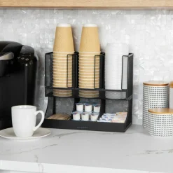 Mind Reader 6-Compartment Coffee Condiment Organizer