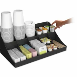 Mind Reader 11 Compartment Coffee Condiment Organizer, 6 5/8