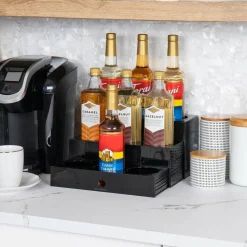 Mind Reader 9-Compartment Nested Syrup Bottle Holder