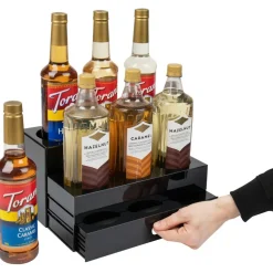Mind Reader 9-Compartment Nested Syrup Bottle Holder