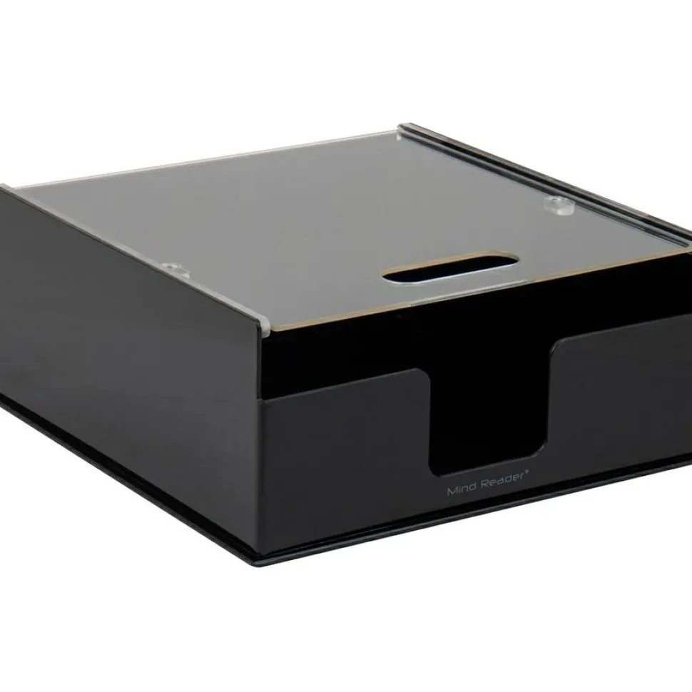 Mind Reader Foundation Covered Plate Dispenser