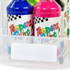 Mini Plastic Stacking Bin, Small Size, 5" x 5 1/2", Clear