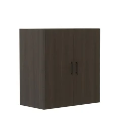 Mirella Wood Door Storage Cabinet, Southern Tobacco