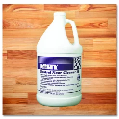 MISTY Neutral Floor Cleaner - Concentrate Liquid - 128 fl oz (4 quart) - Lemon Scent - 1 Each - Green