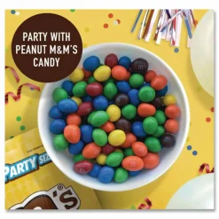 M & M's Milk Chocolate Candies, Milk Chocolate and Peanuts, 38 oz Bag