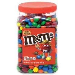 M & M's Peanut Butter Milk Chocolate Candy Jar, 55 oz Jar