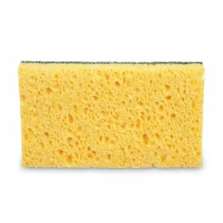 3M Niagara Medium Duty Scrubbing Sponge 74N, 3.6 x 6, 1" Thick, Yellow/Green, 20/Carton
