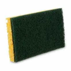 3M Niagara Medium Duty Scrubbing Sponge 74N, 3.6 x 6, 1" Thick, Yellow/Green, 20/Carton