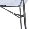 Molded Plastic Top Folding Table, 29"H x 48"W x 24"D, Platinum