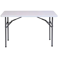 Molded Plastic Top Folding Table, 29