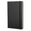 Moleskine Classic Hard Cover Notebook, 5” x 8-1/4”, Ruled, 240 Pages, Black