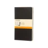 Moleskine Cahier Journals, 5" x 8-1/4", Ruled, 80 Pages, Black, Set Of 3 Journals