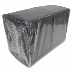 Morcon Tissue Morsoft Beverage Napkins, 2-Ply, 9 x 9.5, Black, 1,000/Carton